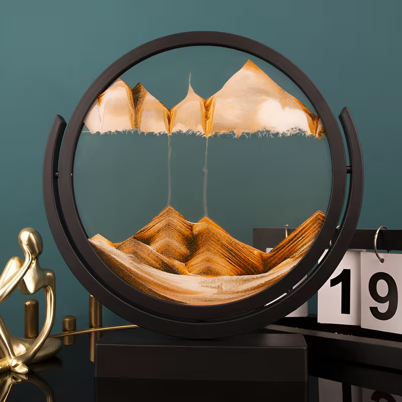 3D Flowing Sand Painting Ornament